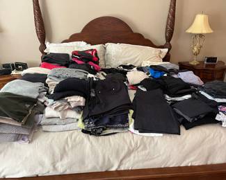 Loads of women’s clothes - Lululemon, free people, Rebecca Taylor, Vince, Rails, Veronica Beard, Athleta, AG denim, golf wear, etc