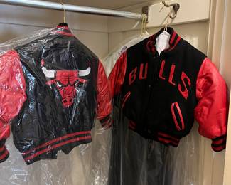 So cute! Toddler size Bulls jackets