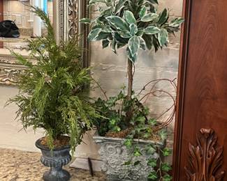 faux greenery & topiaries