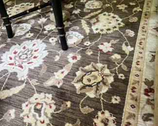 Karastan Ashara brown wool area rug – 5’9” x 9’ Ravenna pattern