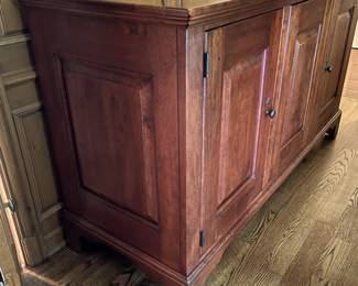 PRESALE Bob Timberlake solid Cherry large media cabinet – 3 door. 66w x 24d x 38h - would fit a 70" flat screen on top