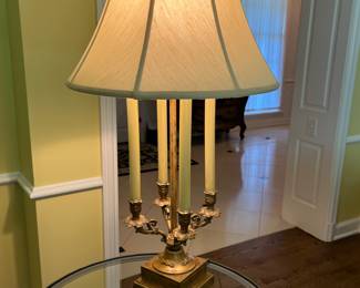 Cambridge Lamps – 4 candlestick lamp, 32”h