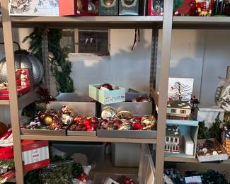 Glass Christmas ornaments, Neiman Marcus ornaments