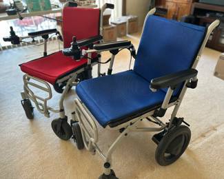 World's smallest foldable electric wheelchairs - TSA compliant.