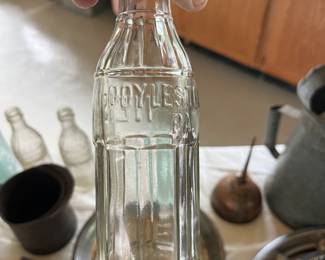Vintage 1940's NEIS soda bottles from Doylestown, PA