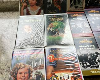 DVD's, CD's, VHS tapes