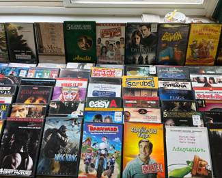 DVD's, CD's, VHS tapes