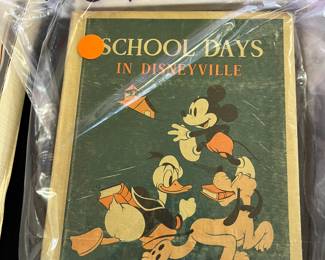 Vintage 1931-1944 Walt Disney Mickey Mouse and friends' children's hand cover books