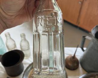 Vintage 1940's NEIS soda bottles from Doylestown, PA