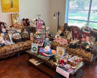 Ethan Allen sofa and loveseat with matching coffee table