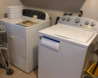 Washer and dryer