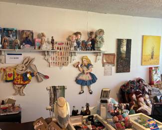 Alice in Wonderland handmade wooden wall art