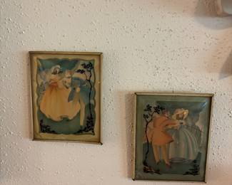 Vintage convex art