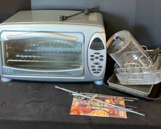 Euro Pro X Rotisserie Convection Toaster Oven More
