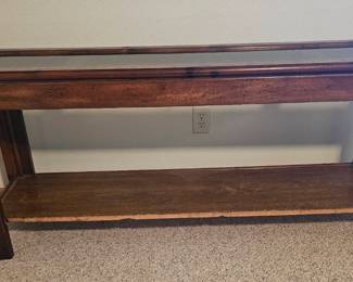 Glass Wood TV Stand