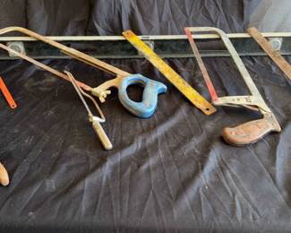 Variety of Vintage Hand Saws More