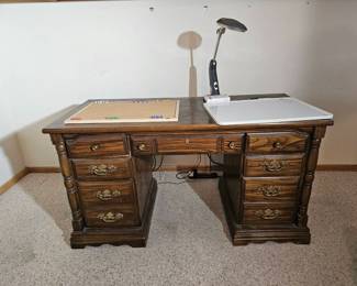 Heavy Wood Veneered Office Desk More