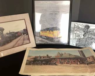 Four Railroad Prints