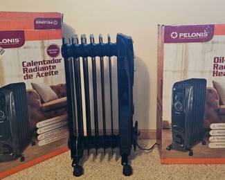 Two Oil Filled Heaters