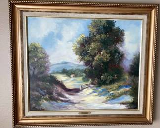 M Beckmann Oil Painting Only in Texas