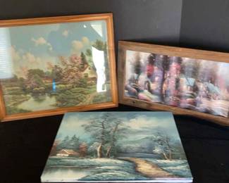 Cottage Oil Painting 2 Prints