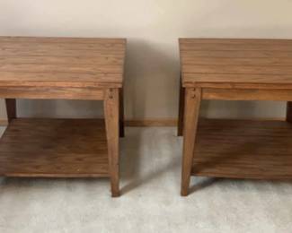 Pair of Wood End Tables
