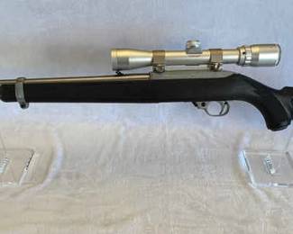 Ruger Model 10 22 .22 LR Caliber SemiAutomatic with Bushnell 3x9 Scope