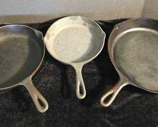 Lodge Unmarked Cast Iron Pans
