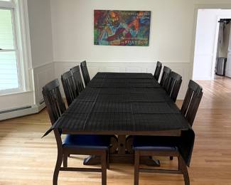 Dining Room Table with 8 Chairs Set