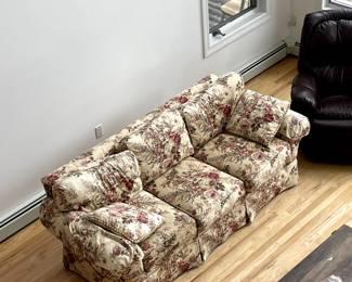 Floral Fabric 3 Seater and 2 Seater Sofa Couch Set