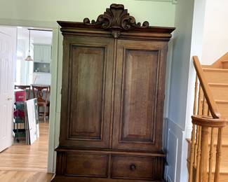 Ralph Lauren Wooden Armoire Media Cabinet
