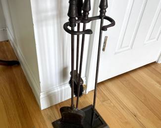 Wrought Iron Fireplace Tool Set