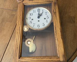 Pendulum Wind Up Wall Clock