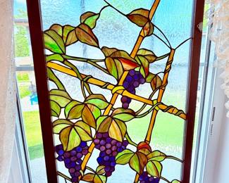 Grape stained glass