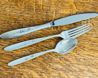78 piece sterling silver flatware set