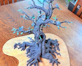 ACCEPTING ALL OFFERS!
A work of art from the studios of
Alan H. Hamwi, Sculptor LLC
Title of Piece: The Faerie Tree
Edition: 1 of 35
Medium: Cast Bronze
Dimensions: 23" x 20" X 18"
Date of Creation: 2013
Foundry: American Bronze Foundry
Sale of work of art valued at $18,900.00 this 8th Day of August, 2014.