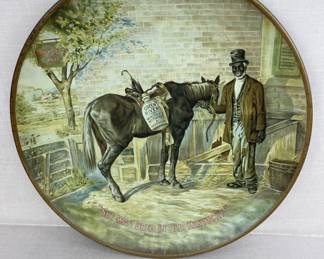 Tin Green River Whiskey Advertising