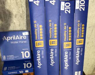 April Aire Water panels and Air filters.