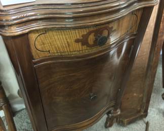 Antique bed side table.