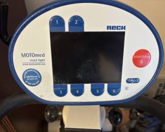 Reck Motomed Viva2 light therapy bike.