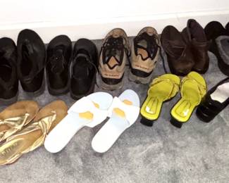 Various women's shoes Mostly size 9. Gently worn.
