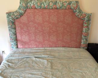 Custom designed king size bed.