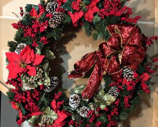 Christmas wreath.