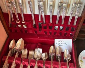 Community Plate flatware.