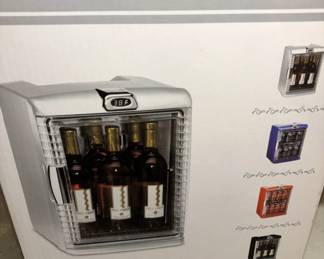 Wine fridge.