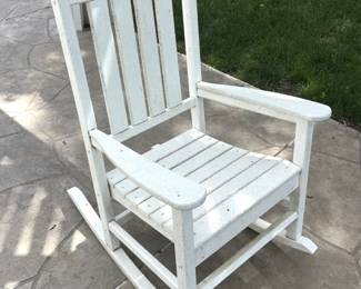 White rocker.