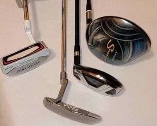 Golf Clubs PING, Speedline, ALDILA VOODOO, EZROLL, LAZARUS