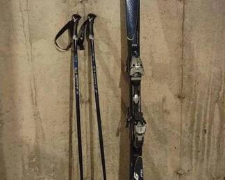 ScottS3 Aluminum 48 Ski Poles with Fisher Aircarbon 62 Skis