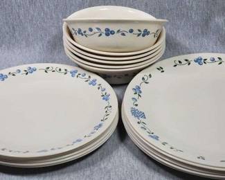 Blueberry Bouquet Corelle Dish Set (1)