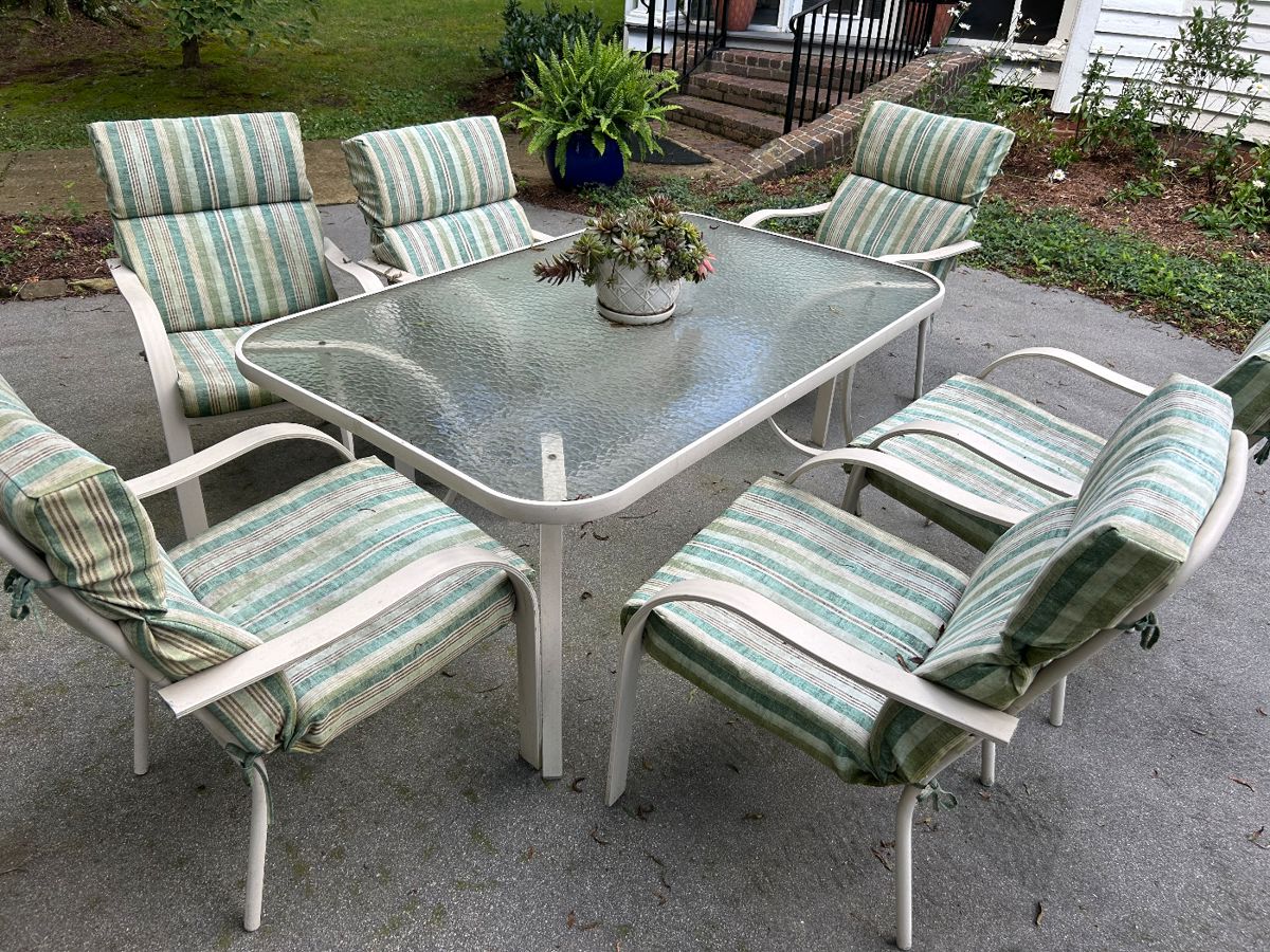Patio furniture.